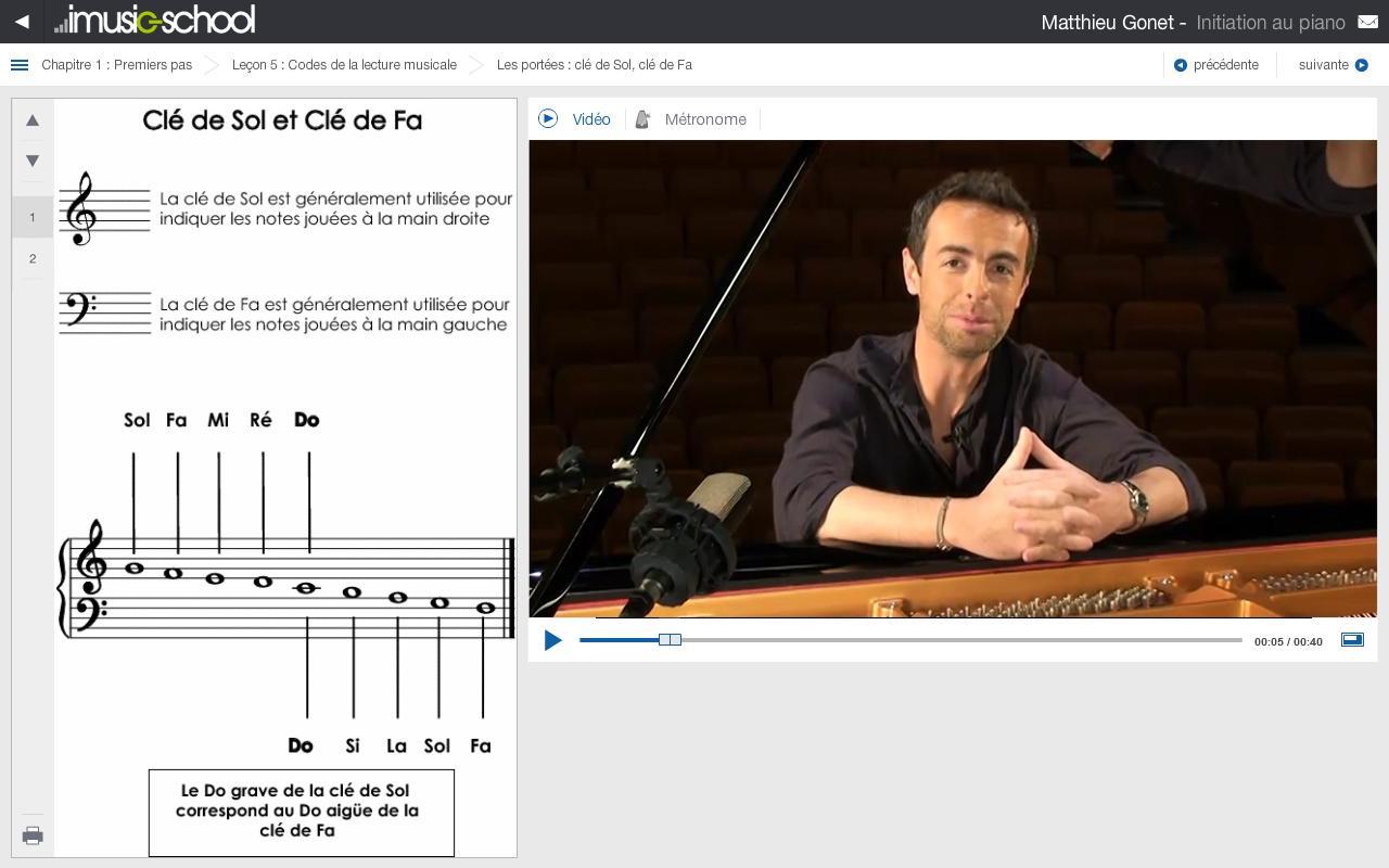 initiation piano imusicschool