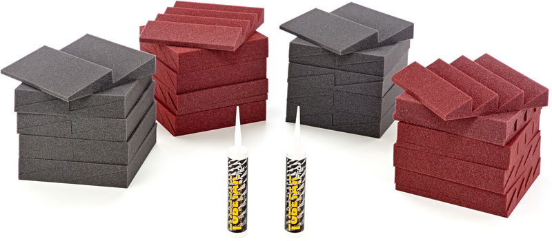 auralex acoustics roominators d36 dst burgundy avis