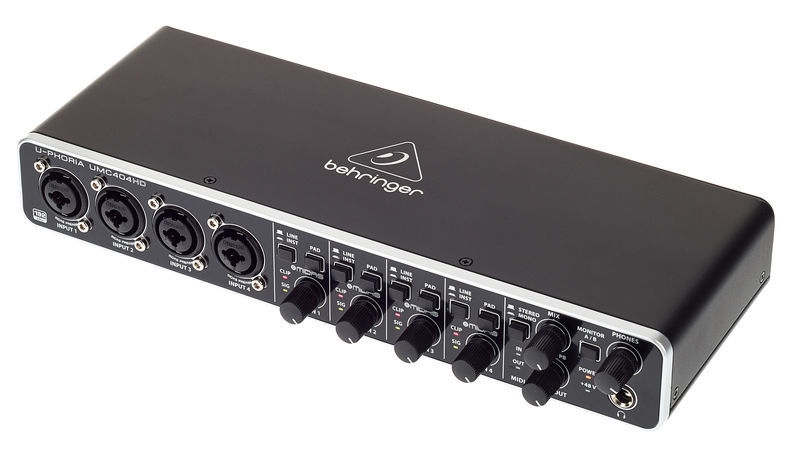 behringer u phoria umc404hd interface audio avis