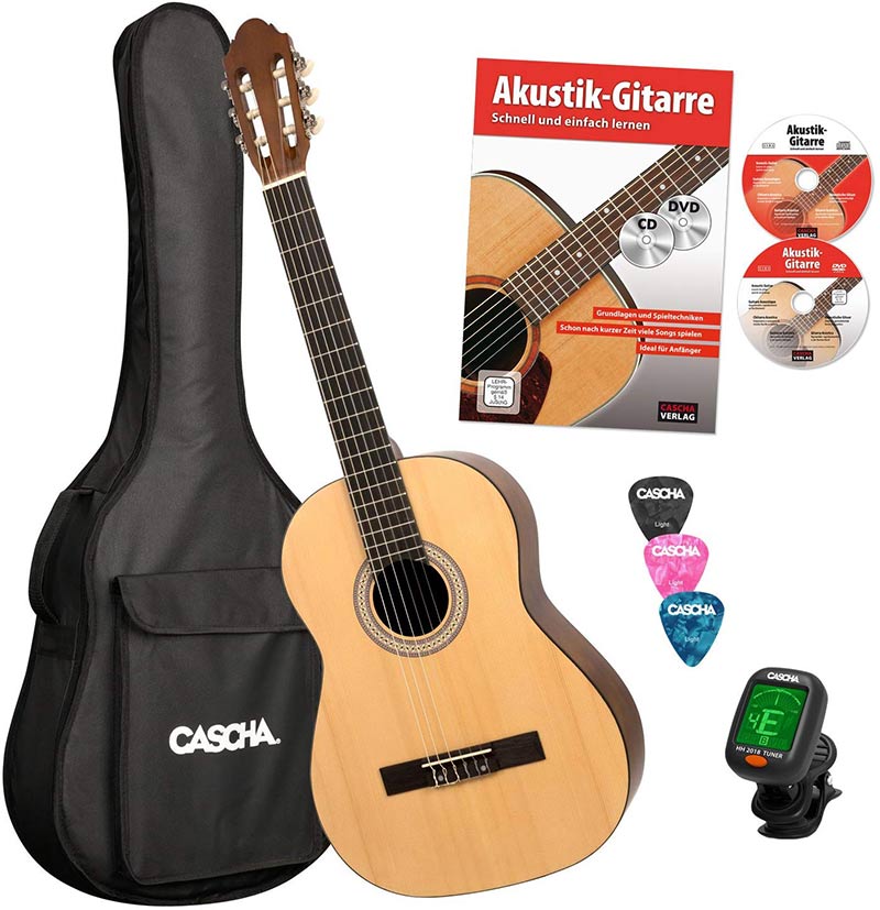 cascha hh 2043 fr guitare classique 4 4 bundle avis