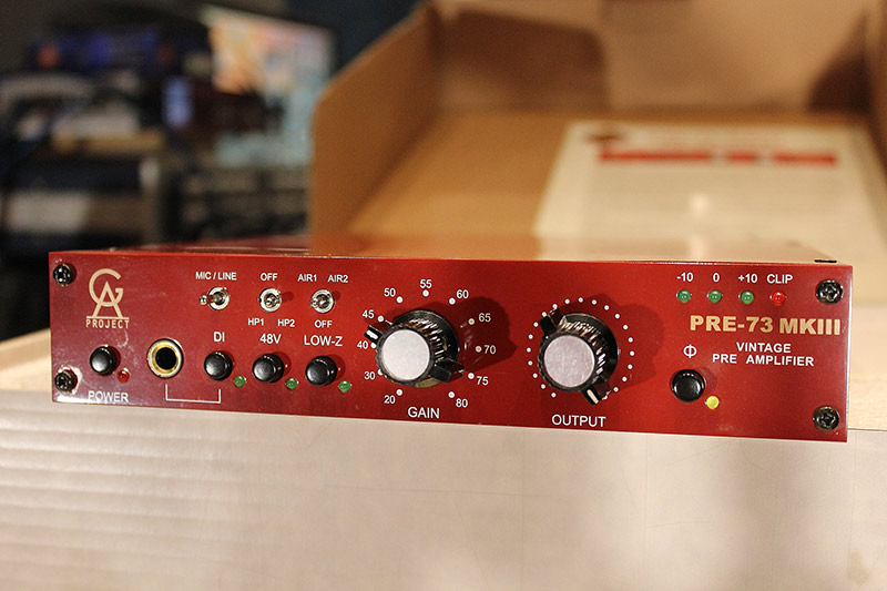 golden age project pre 73 mk3 preampli micro avis