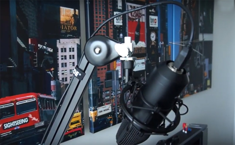 pied micro rode psa1 boom arm avis