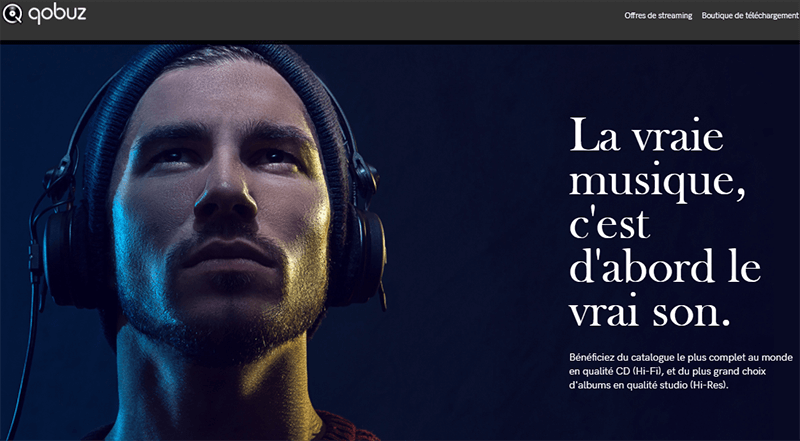 qobuz plateforme streaming musical francaise