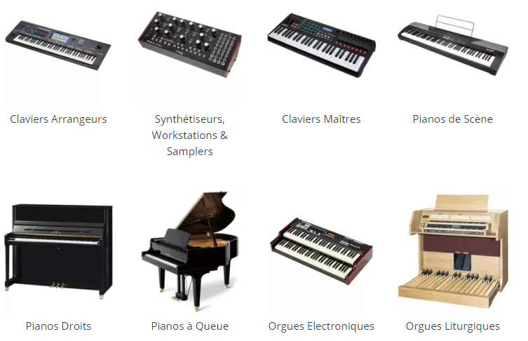 thomann categorie instruments musique