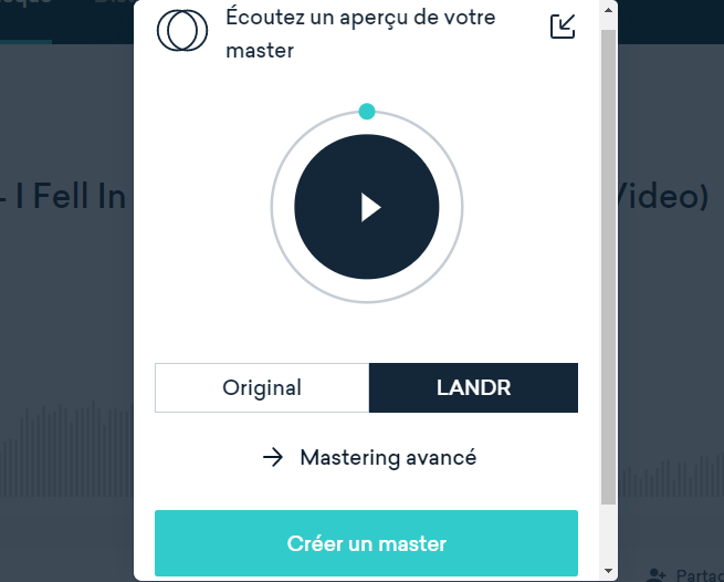avis landr mastering automatise