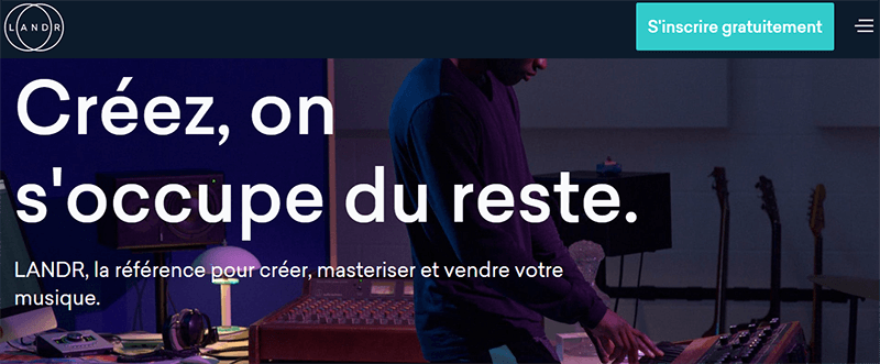 landr plateforme mastering en ligne avis