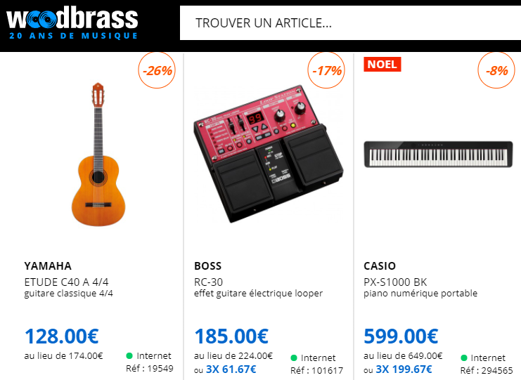 avis woodbrass boutique en ligne