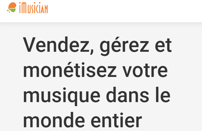imusician distributeur digital suisse avis