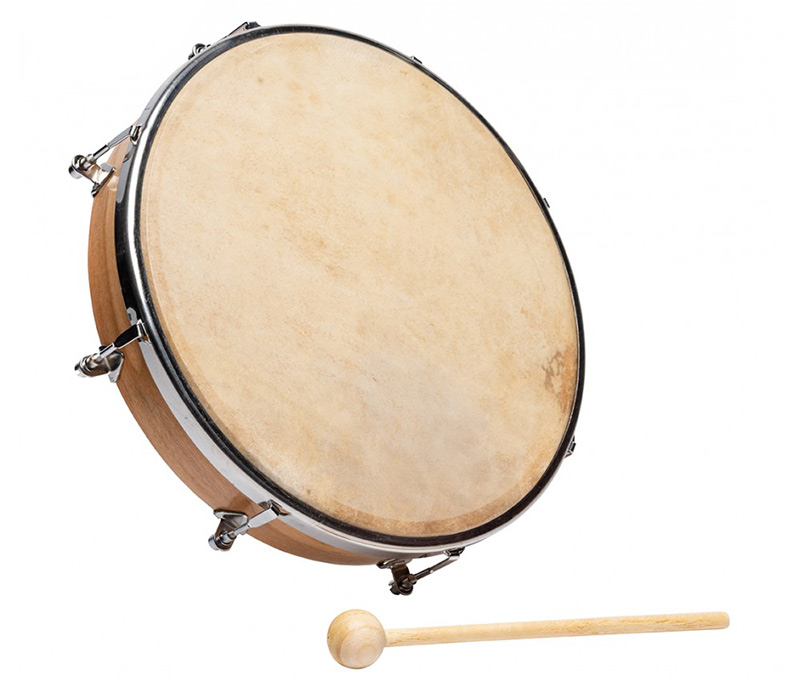 fuzeau tambourin 25cm peau naturelle