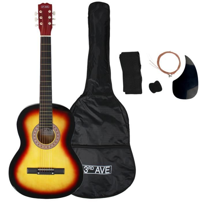pack guitare stx30rdpk 3rd avenue