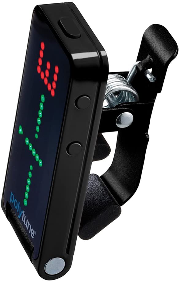 tc electronic polytune clip black tuner