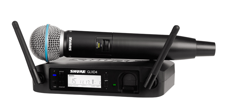 shure glxd 24 beta58