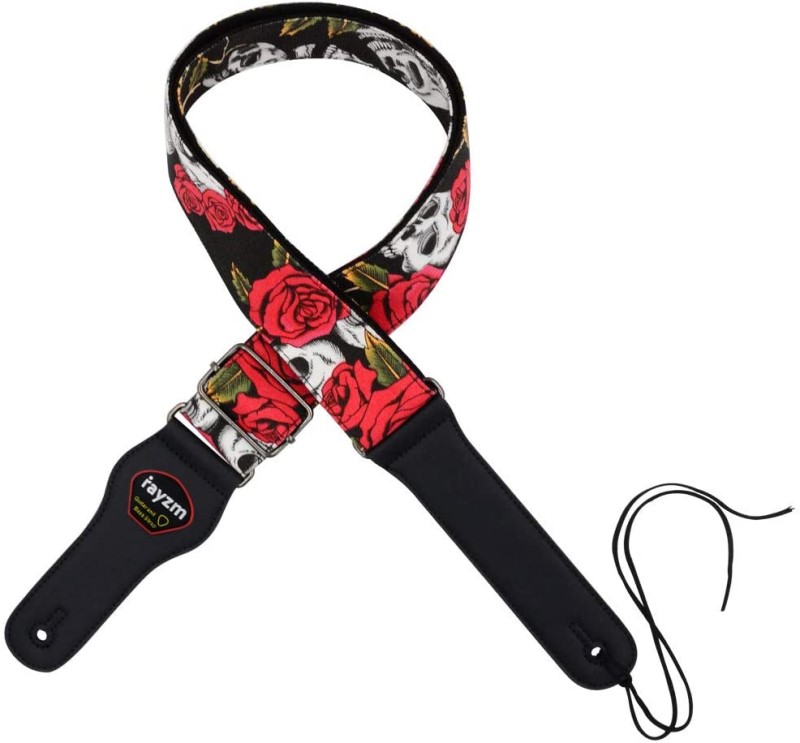 strap rayzm motifs cranes roses