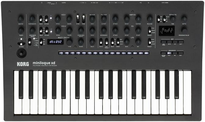 synthetiseur-analogique-Korg-Minilogue-XD