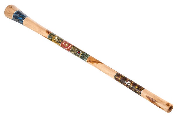 Thomann-Didgeridoo-Teak-150cm-painted
