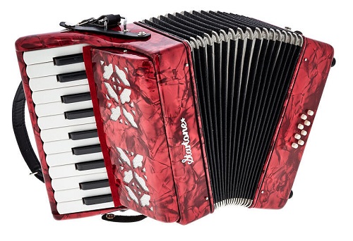 Startone-Puck-Kids-Accordion-Red