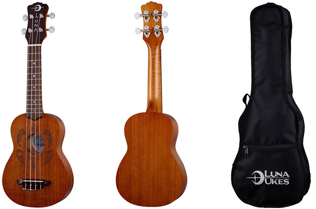 Luna-Guitars-Uke-Tribal-Turtle-Soprano-Pack