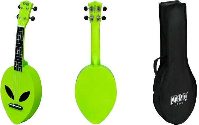 Mahalo-Ukulélé-Alien-Neon-Green