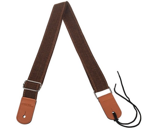 Cascha-HH-2201-Ukulele-Strap-Brown
