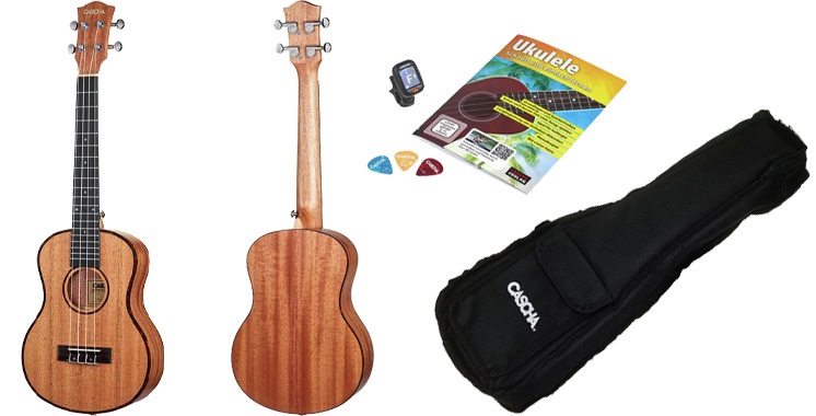 Cascha-Premium-Mahagoni-Tenor-Bundle