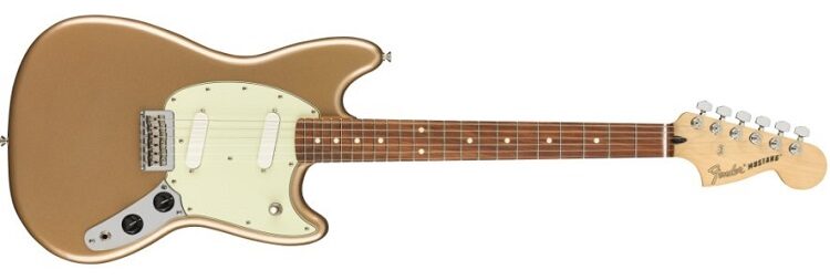 Fender-Mustang-Firemist-Gold