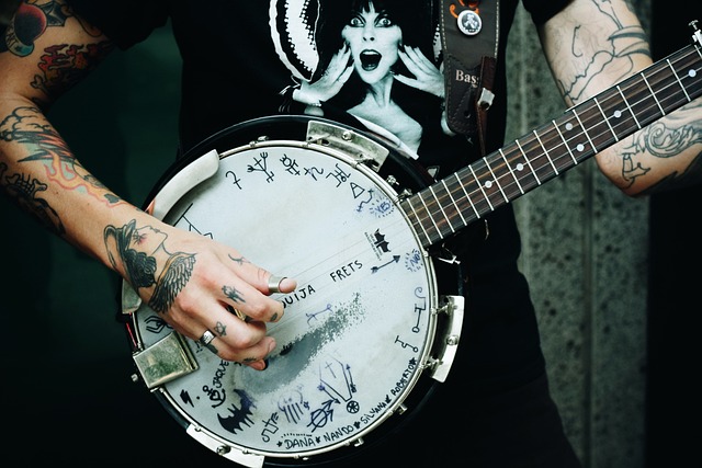 Jouer banjo 6 cordes