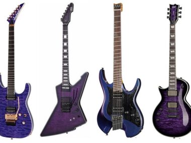 meilleures-guitares-electriques-violette