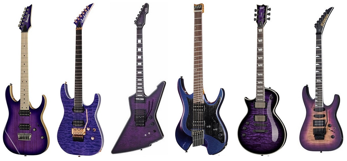 meilleures-guitares-electriques-violette