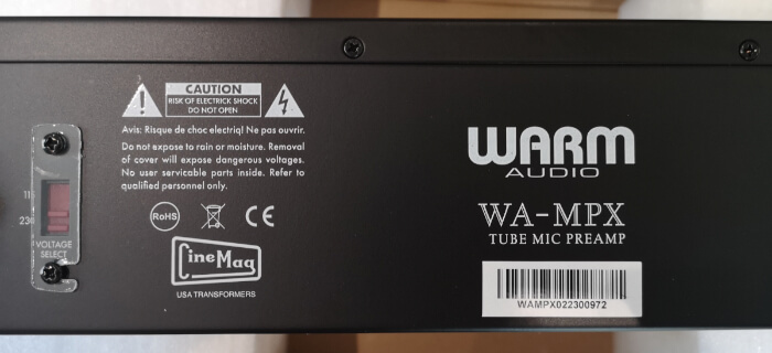 warm audio preampl