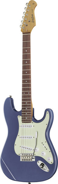 Guitare bleu Harley Benton pratique
