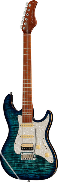 Guitare electrique bleue Larry Carlton