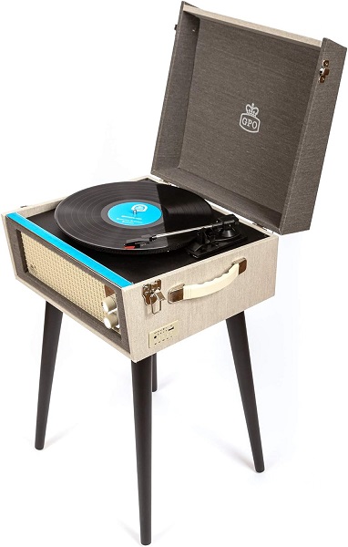 Platine vinyle pied GPO Bermuda