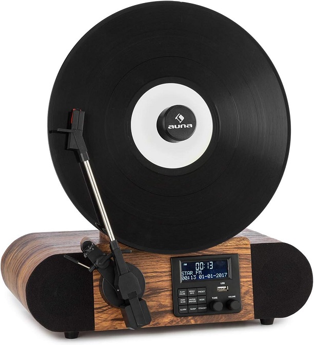 Platine vinyle verticale AUNA