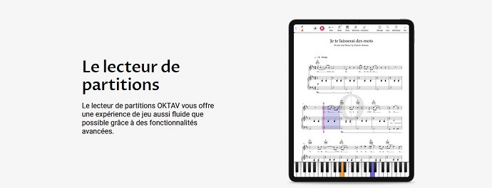 bibliothèque de partitions Oktav