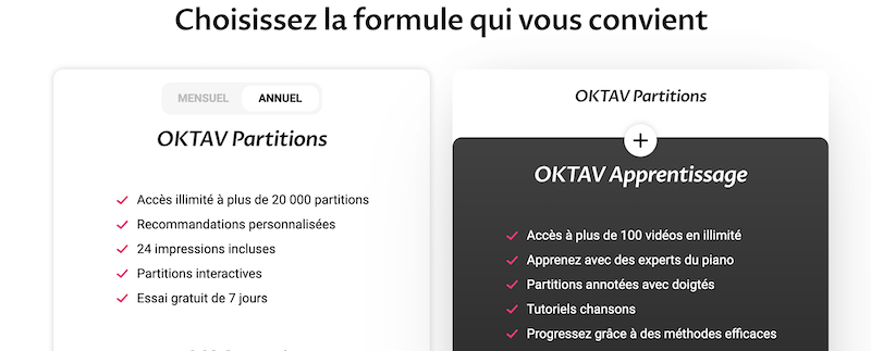 oktav formules
