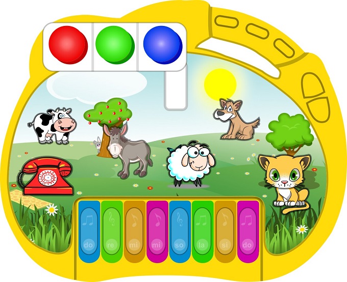tapis piano enfant
