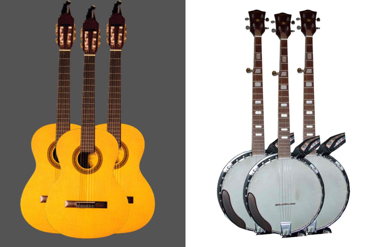 Guitare vs banjo