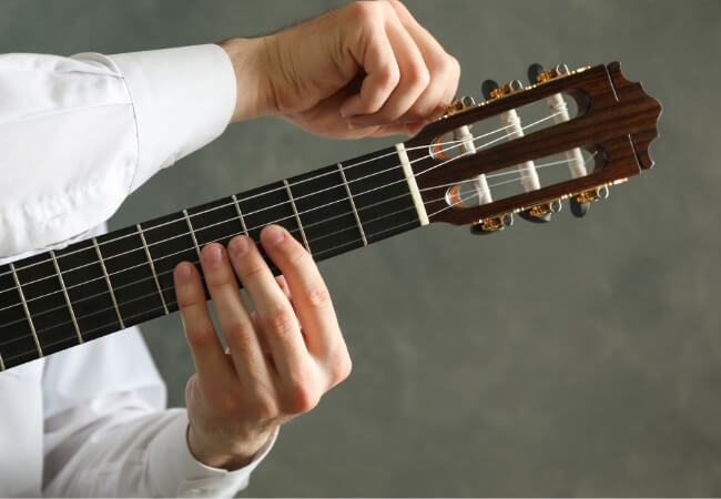 Accordage guitare classique acoustique