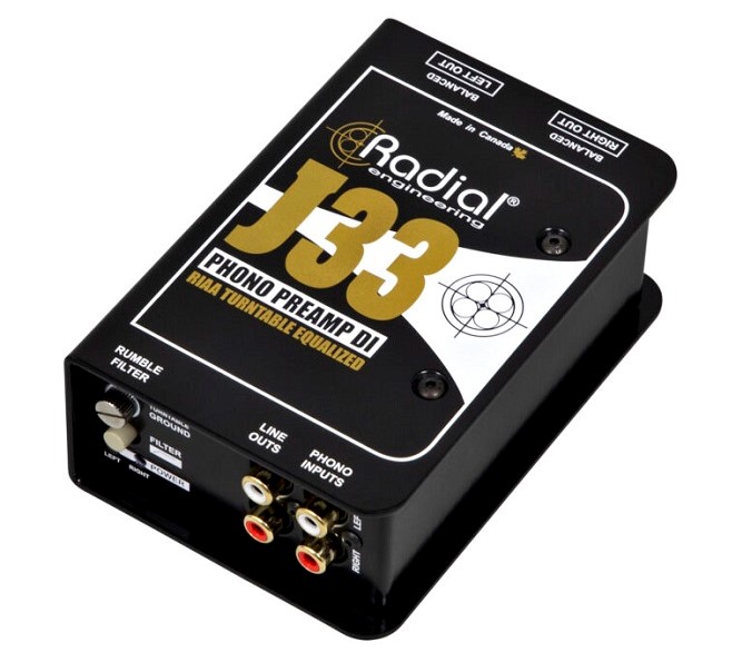 Preampli phono Radial Engineering J33
