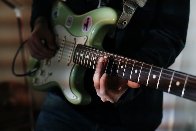 Verification accordage guitare electrique